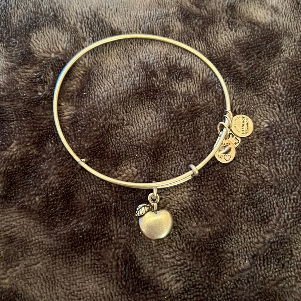 Alex and Ani apple bracelet.